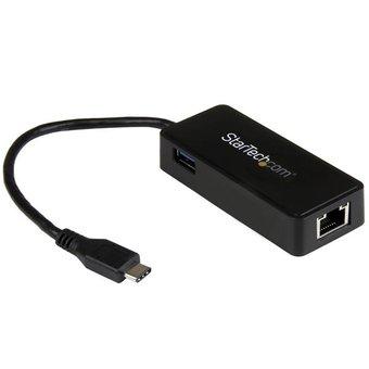 StarTech.com USB-C naar gigabit netwerkadapter Wit netwerkadapter