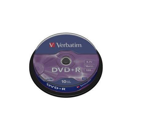 Verbatim DVD+R 10 stuks