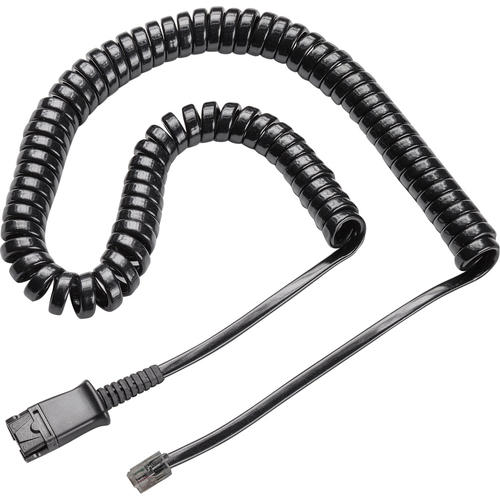 Plantronics U10P Coil Cord To QD Modular Plug Kabel