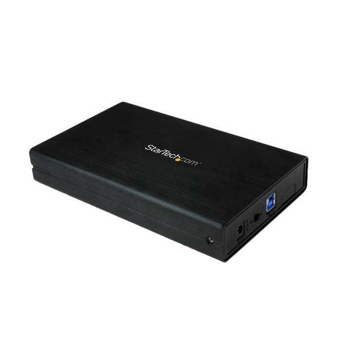 StarTech.com 3,5in zwarte USB 3.0 externe SATA III harde-schijfbehuizing met UASP voor SATA 6 Gbps d