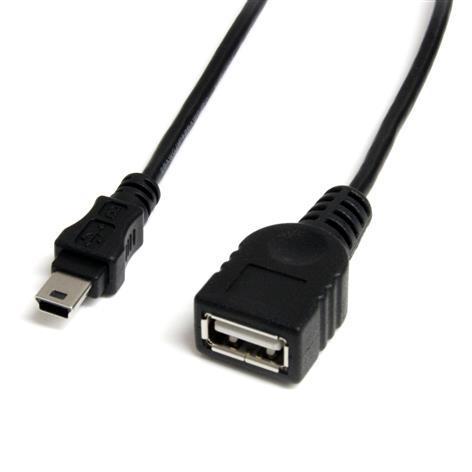 StarTech USB 2.0 A naar Mini USB2.0 B F/M 30cm