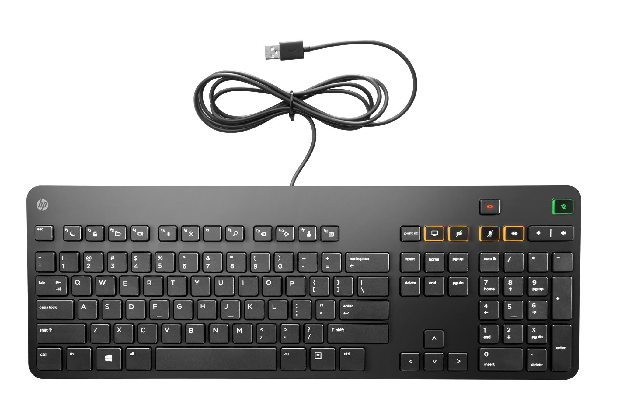 HP K8P74AA toetsenbord USB Zwart