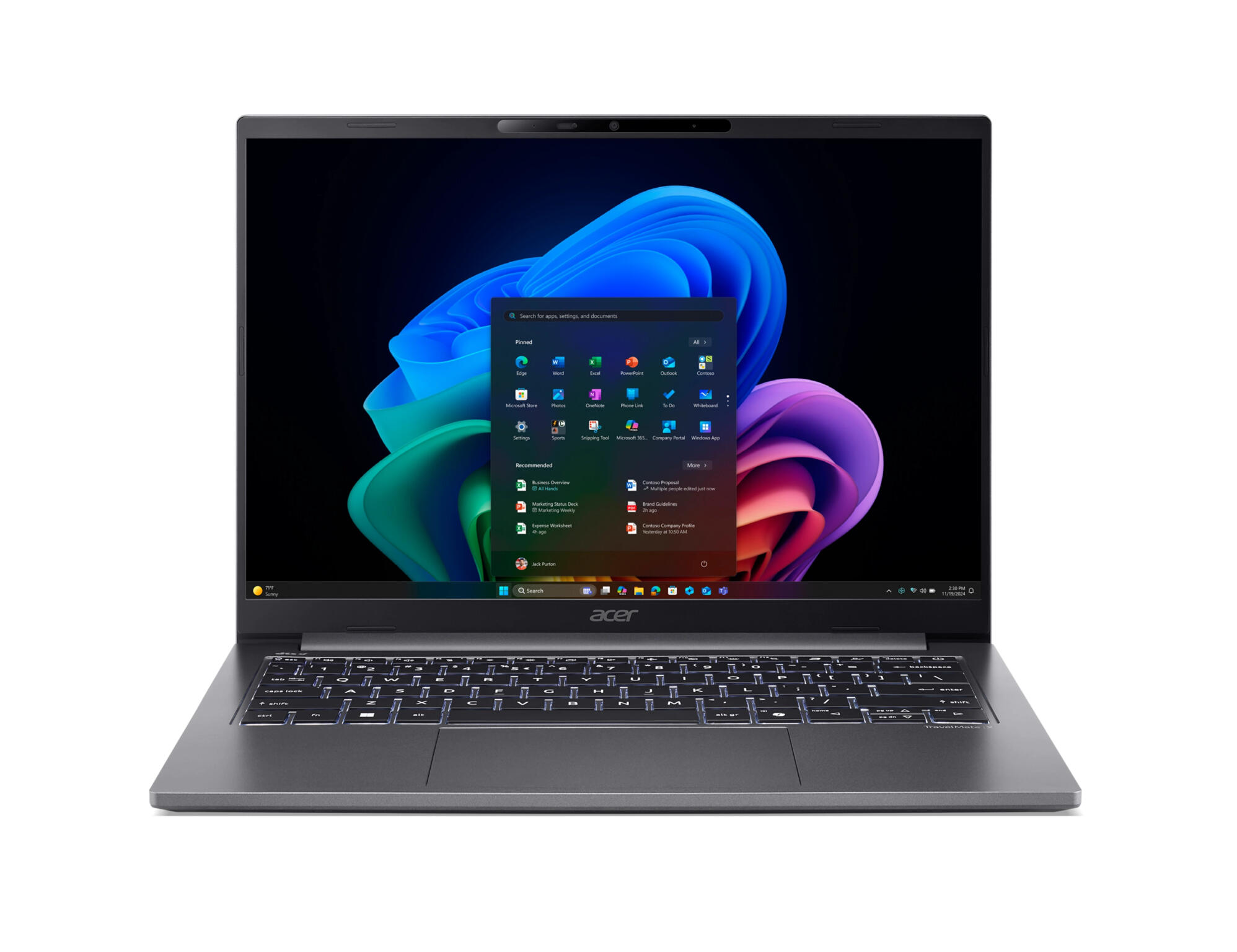 Acer TravelMate X4 14 AI TMX414-51-TCO-53GC laptop