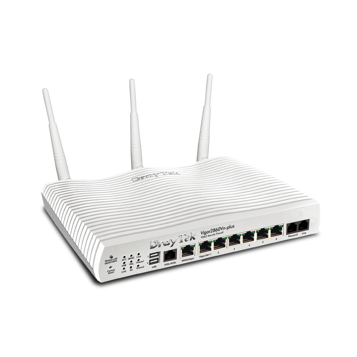 Image of DrayTek Vigor 2860VN+ Annex A modem/router