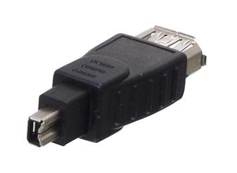 Image of Firewire adapter 4-polig Male naar 6-polig Female