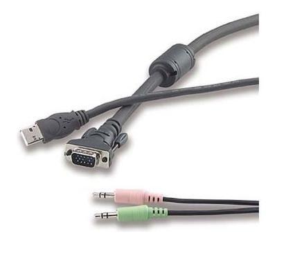 Belkin SOHO USB KVM kabel kit 1,8m OP=OP!