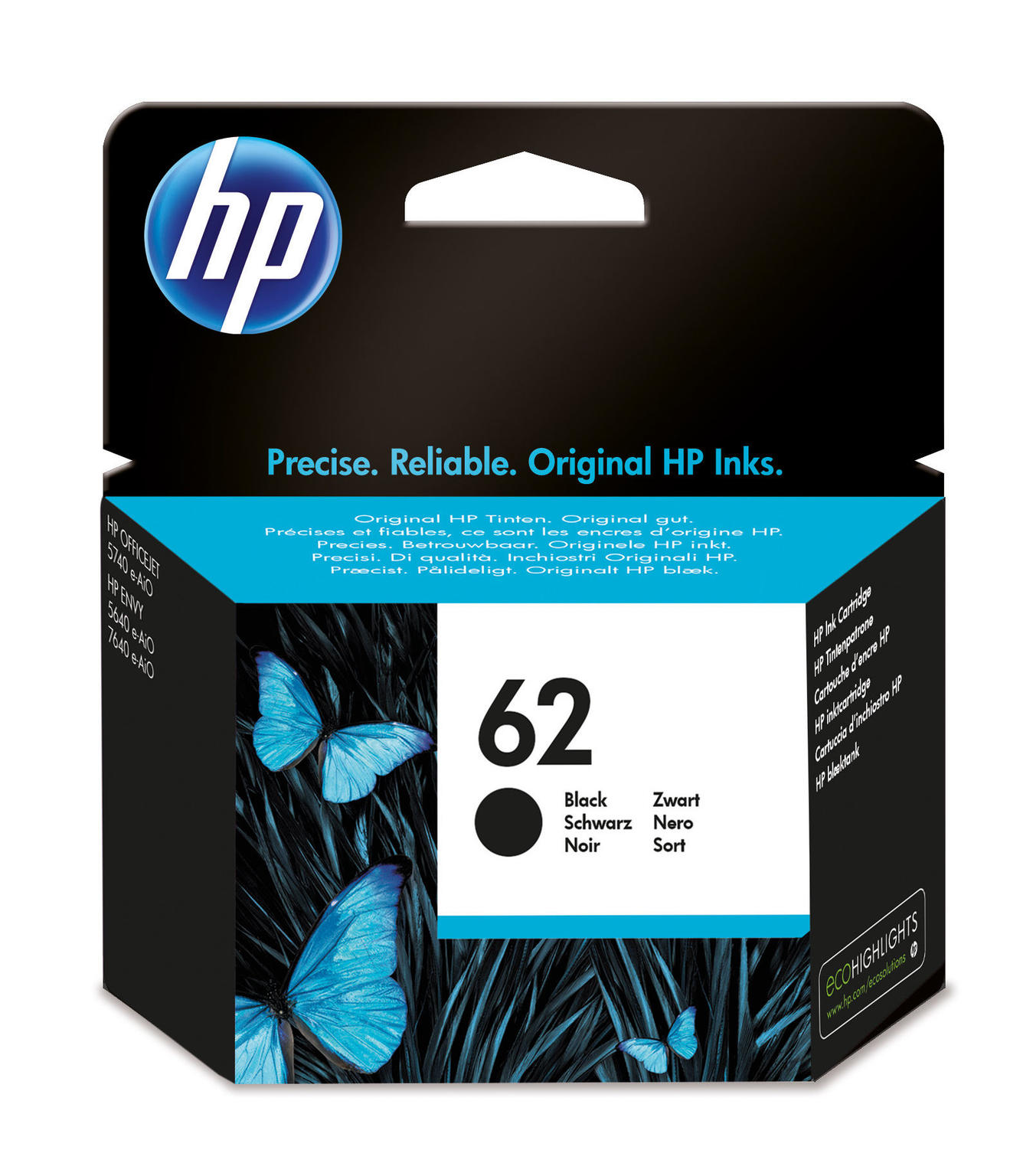 HP 62 zwart