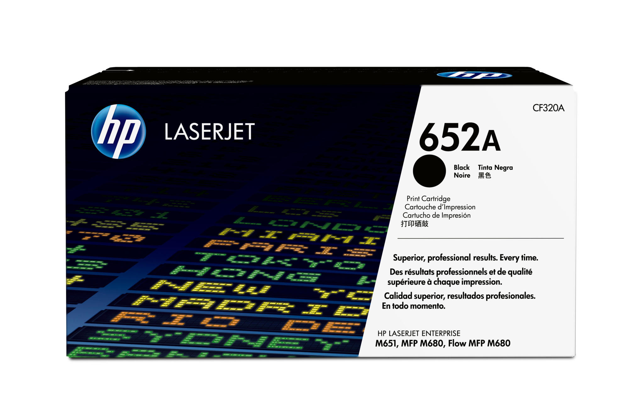 HP 652A toner zwart