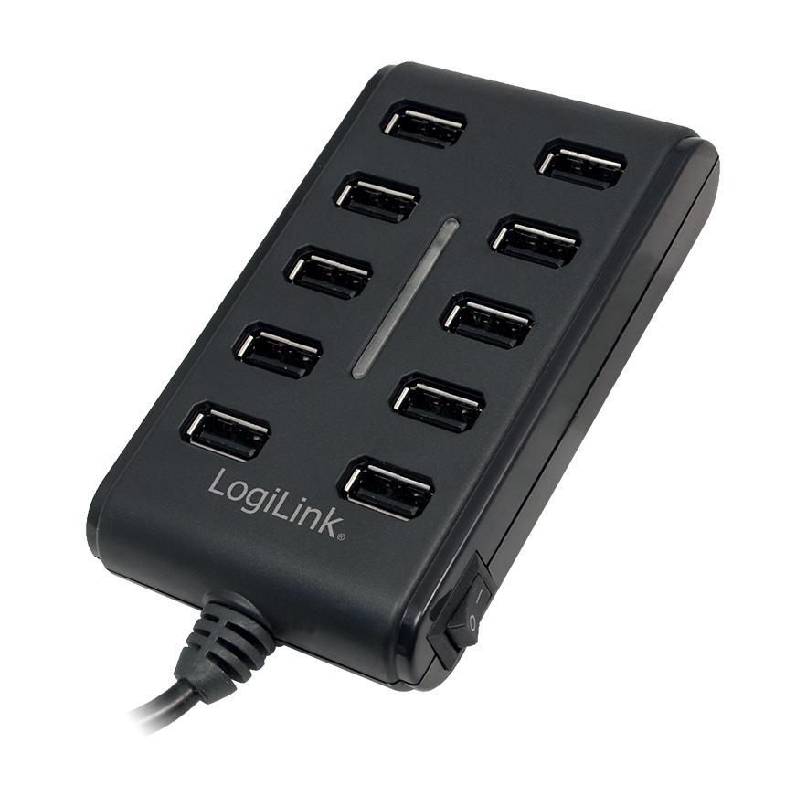LogiLink UA0125 10-poorts USB lader