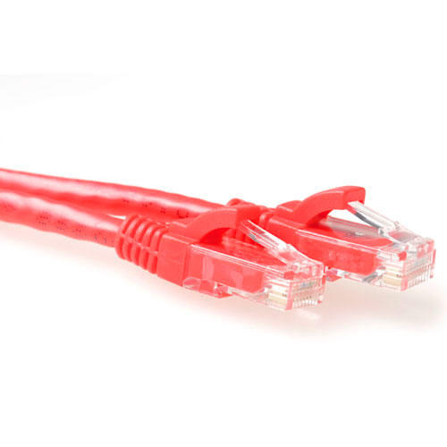 CAT6 UTP patchkabel rood snagless