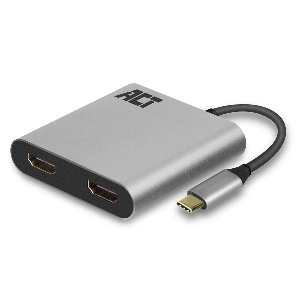 ACT USB-C naar HDMI Dual monitor MST