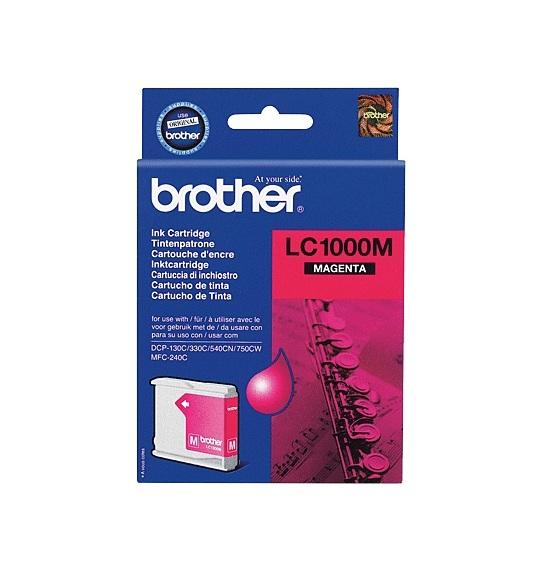 Inkcartridge Brother LC-1000M rood