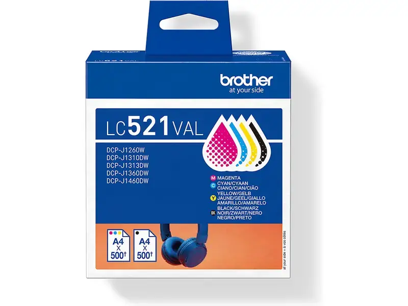 Brother LC521VAL Value pack afbeelding