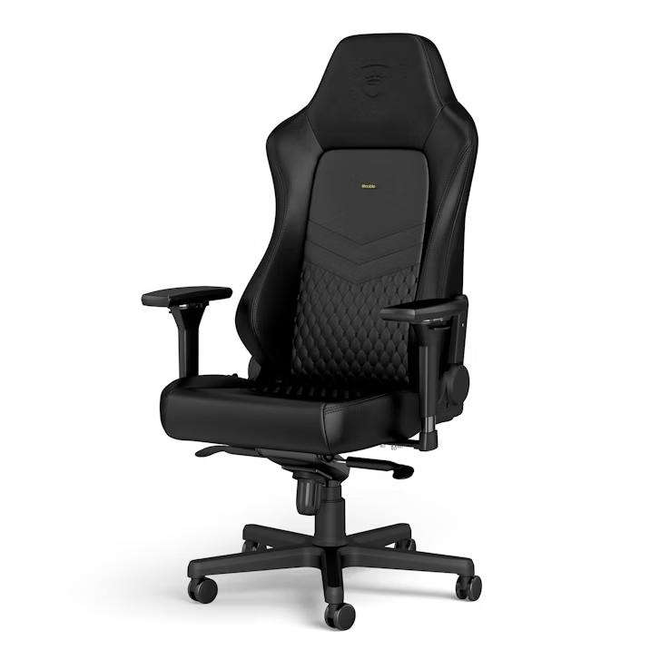 Noblechairs HERO Echt lerderen Gaming stoel Zwart