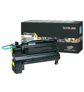 TONERCARTRIDGE LEXMARK C792X1YG PREBATE 20K GEEL