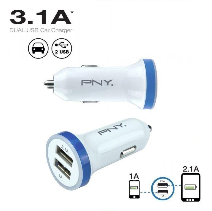 Image of PNY Universele Dual USB autolader