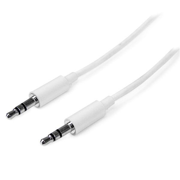 StarTech 3,5mm Jack Slim audiokabel 2m wit
