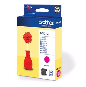 Image of Brother Inkt LC-121M Origineel Magenta LC121M