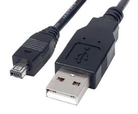 Image of Haiqoe USB A ==> Mini-B 4-pins 1,8m .SB2422.