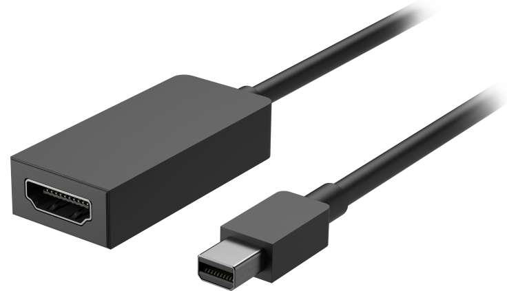 Microsoft Mini DisplayPort-HDMI Mini DisplayPort HDMI Zwart