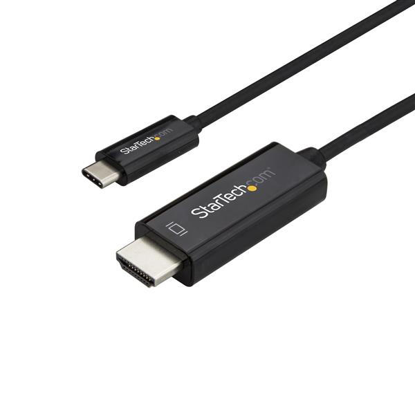 StarTech USB-C naar HDMI 4K kabel 1m zwart