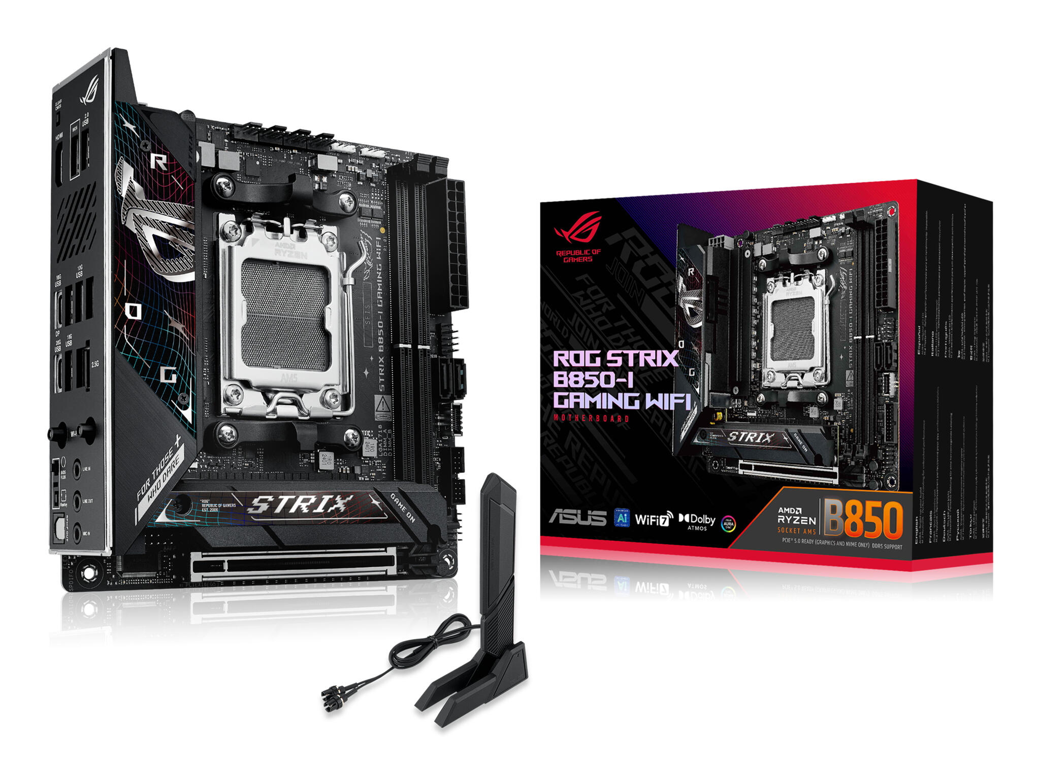Asus ROG Strix B850-I Gaming WiFi moederbord