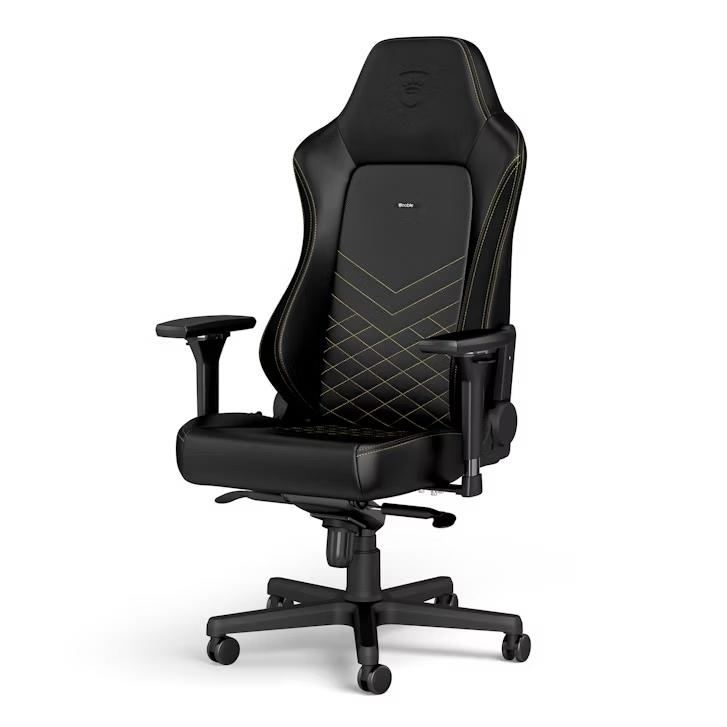 Noblechairs Hero PU Leather bureau- en computerstoel Luchtgevulde zitting Gecapitonneerde rugleuning