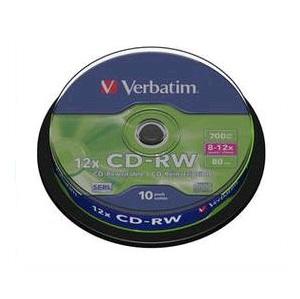 Verbatim CD-RW 10st Spindel