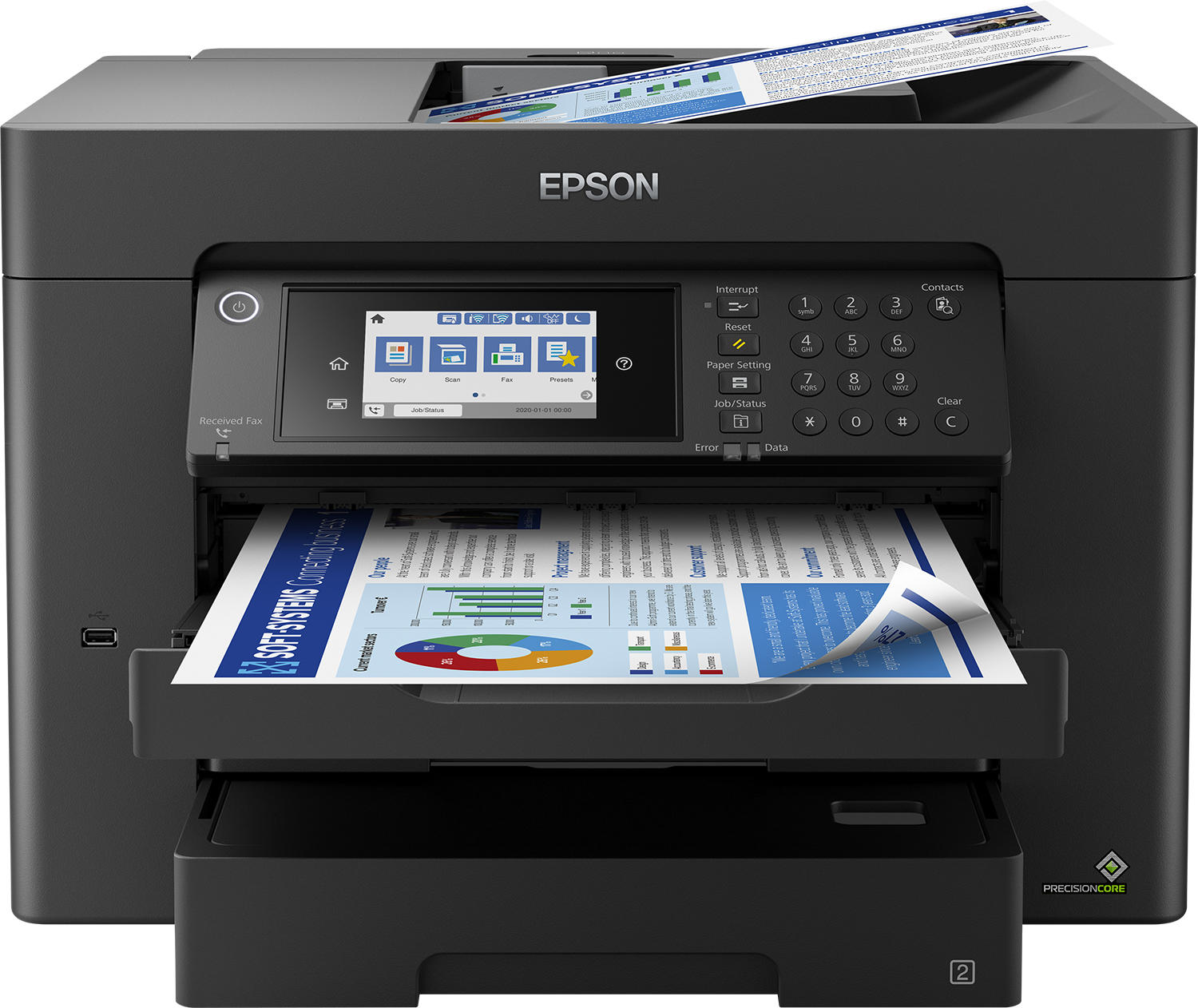 Epson WorkForce WF-7840DTWF Veelzijdige A3+ Duplex 4-in-1 printer