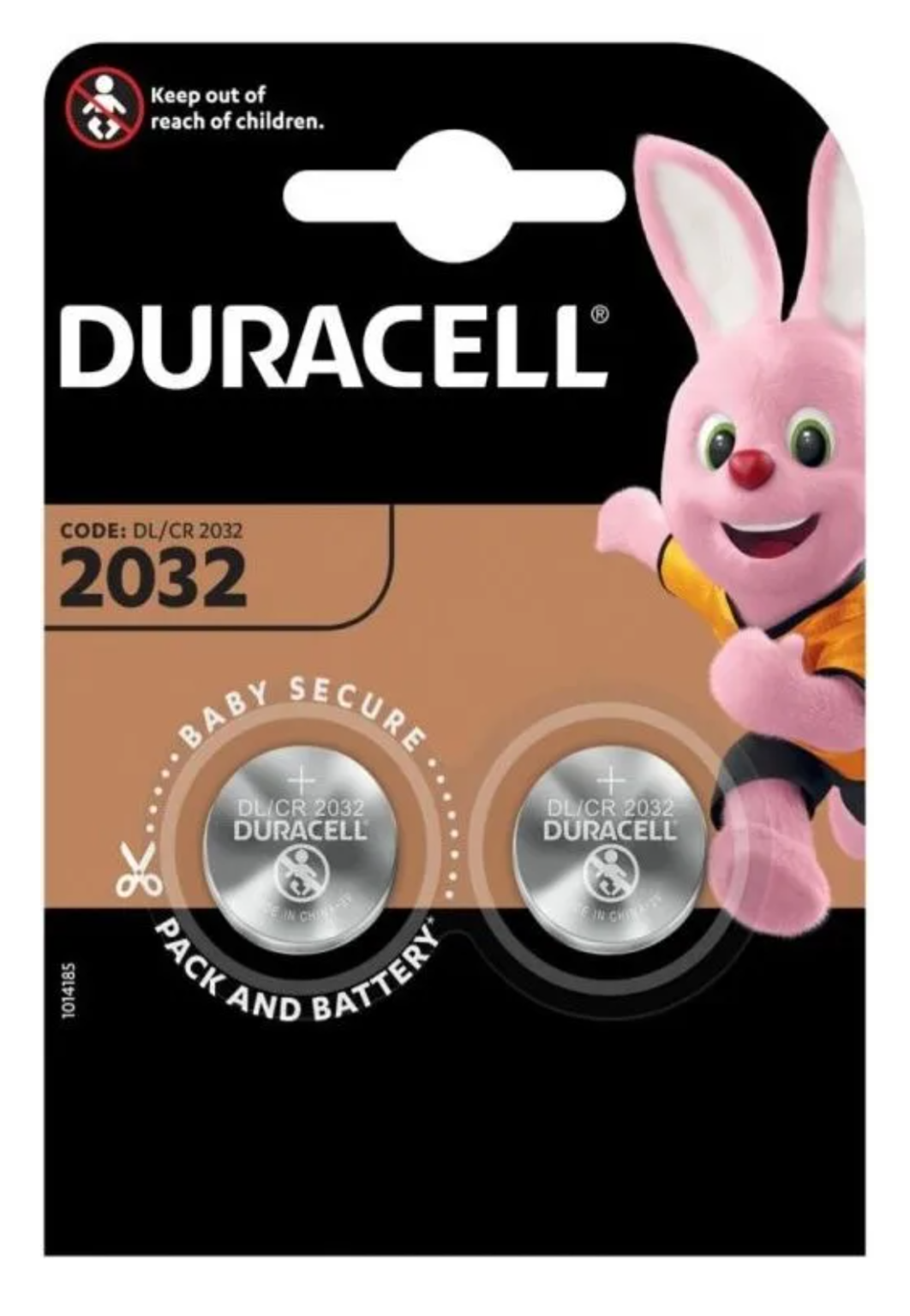 Duracell CR2032 knoopcelbatterij 2-pack