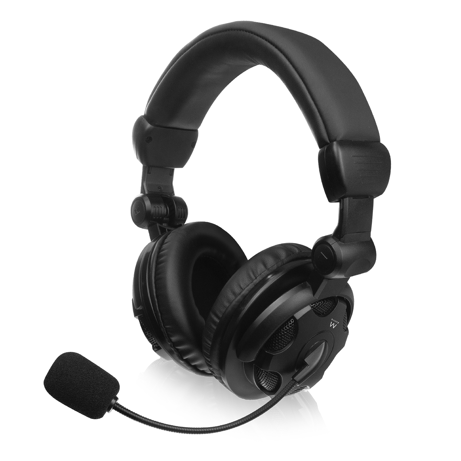 Ewent Over-ear stereo headset met microf