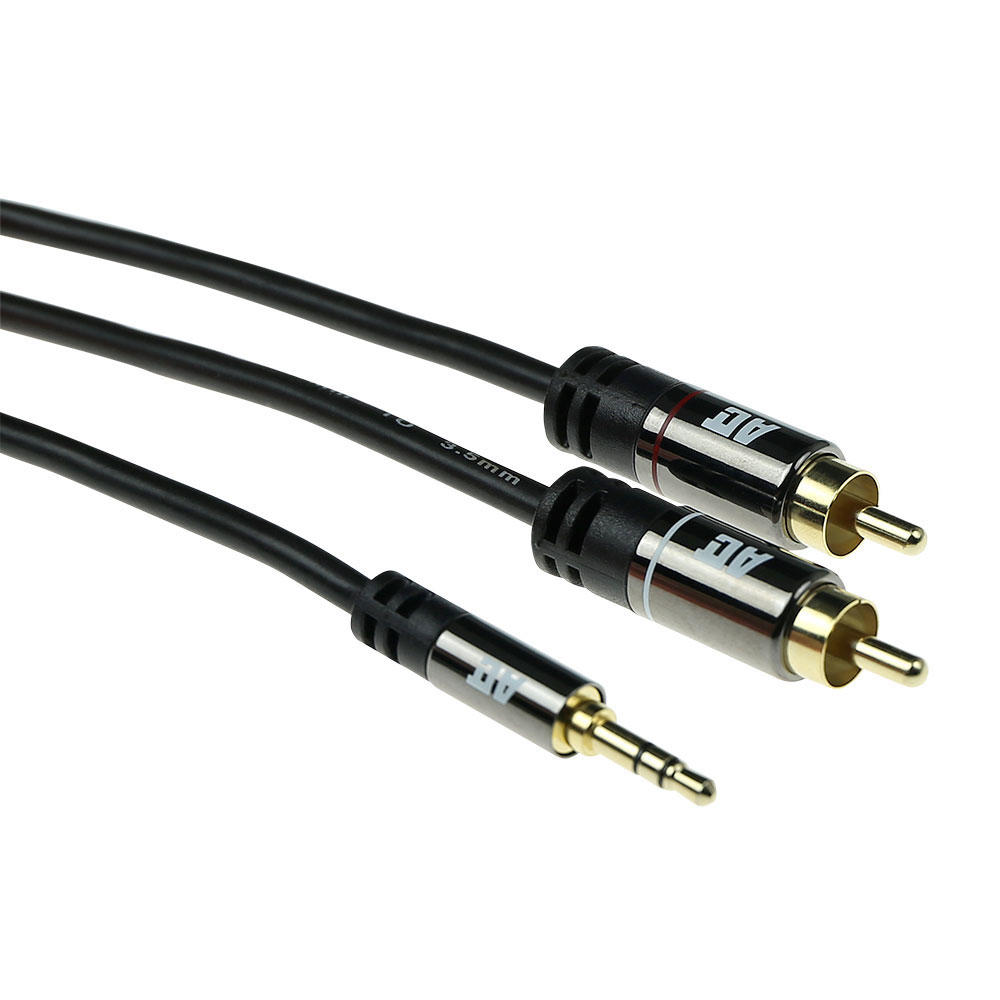 Intronics AK6236 audio kabel 2 m 3.5mm Zwart