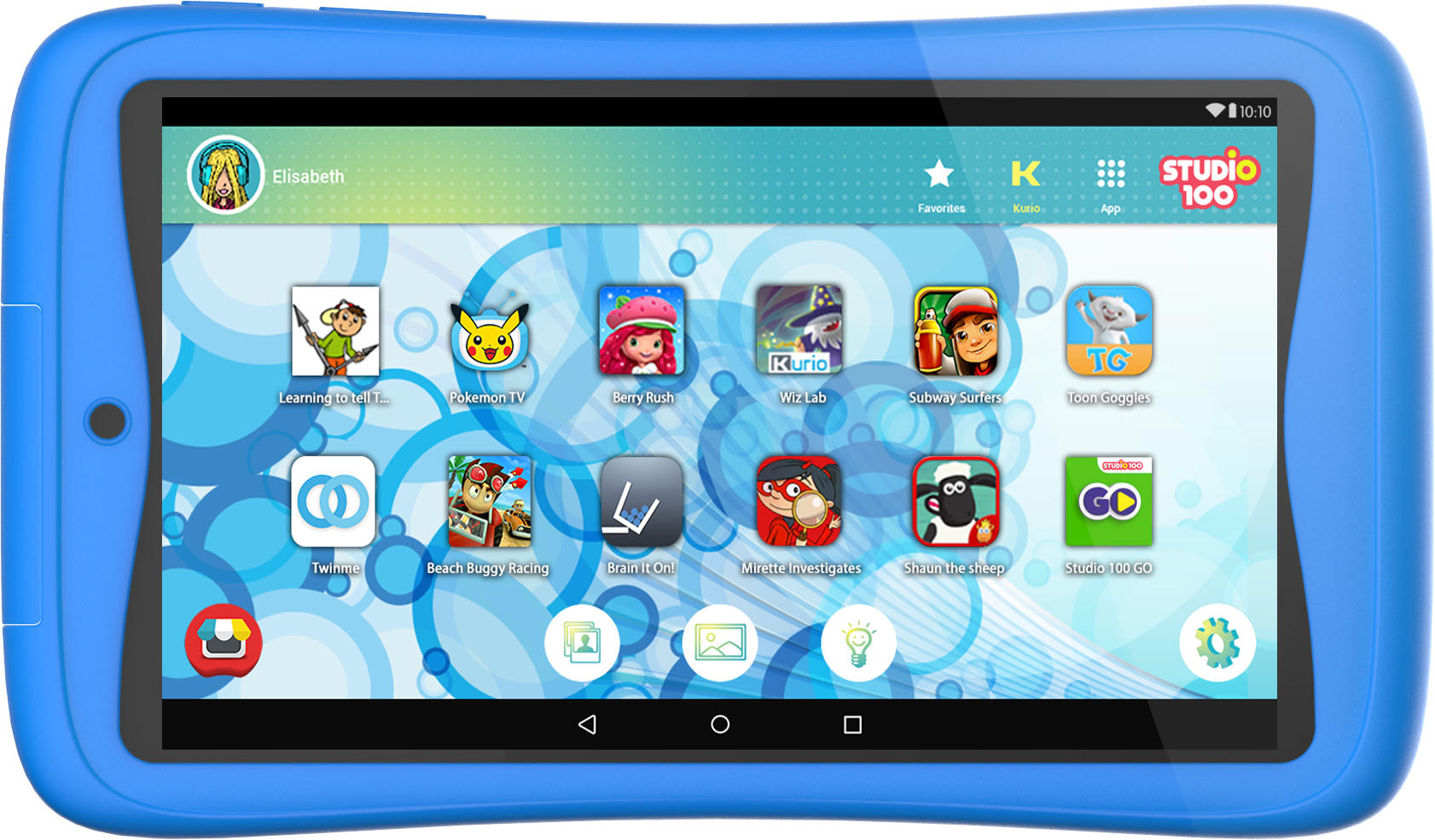 Kurio Tab Connect Studio 100 blauw