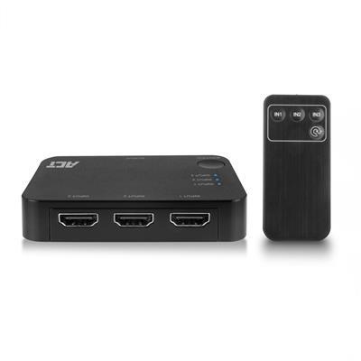 ACT 3 poorts 4K HDMI switch afbeelding