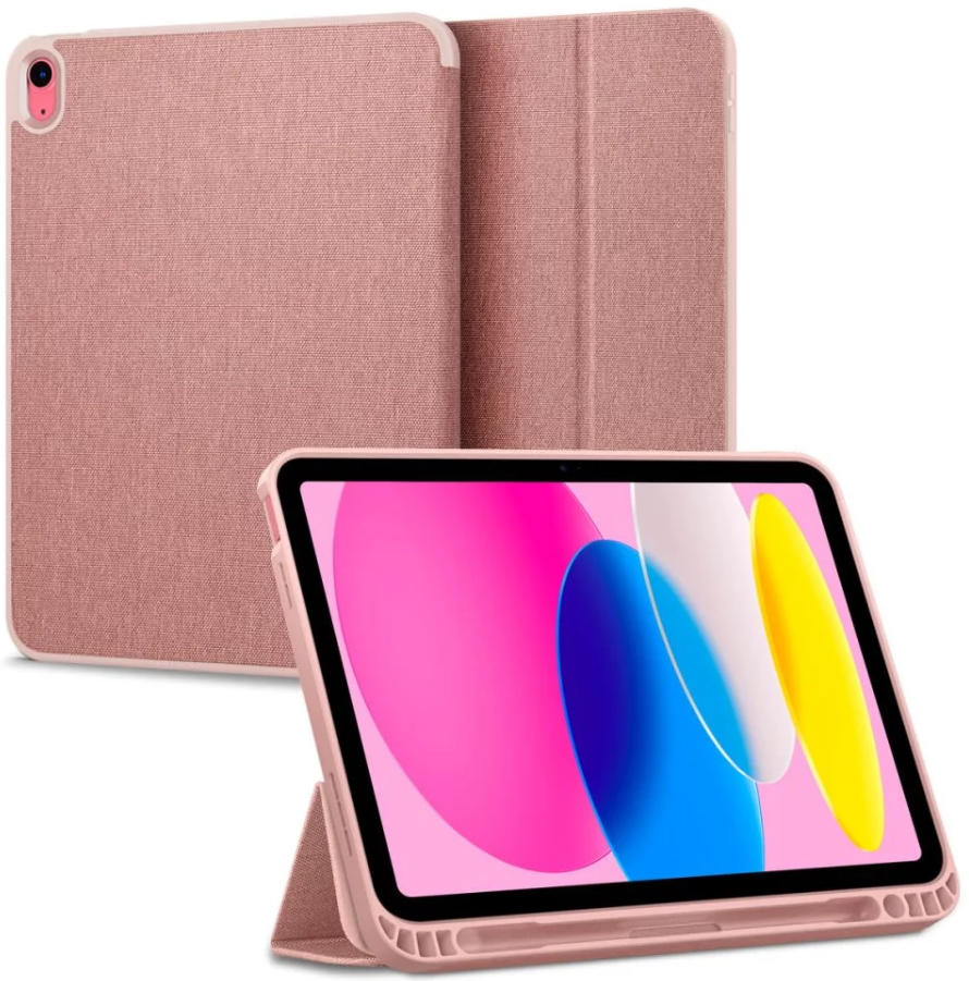 Spigen Urban Fit iPad (2022) Smart Folio Case Rose Gold