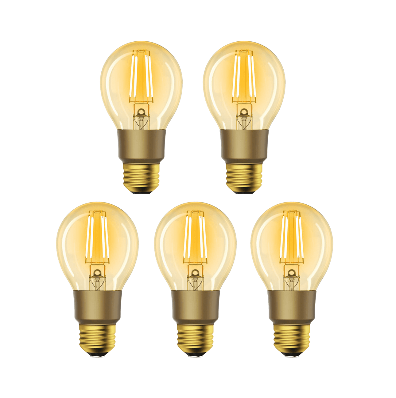 Woox Slimme filament E27 lamp 5-pack