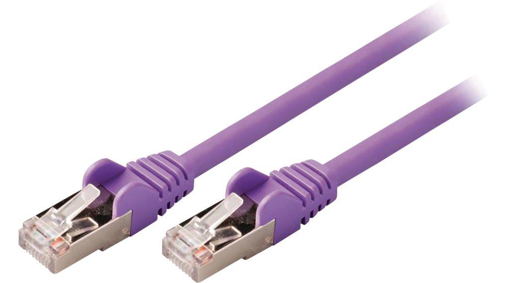 CAT5e SF/UTP kabel paars 3m