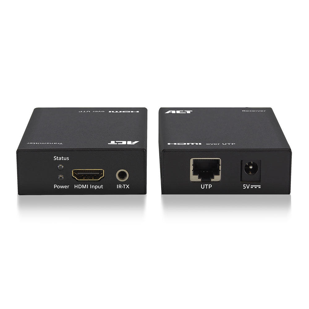 ACT HDMI extender set, single Cat6, 60 m