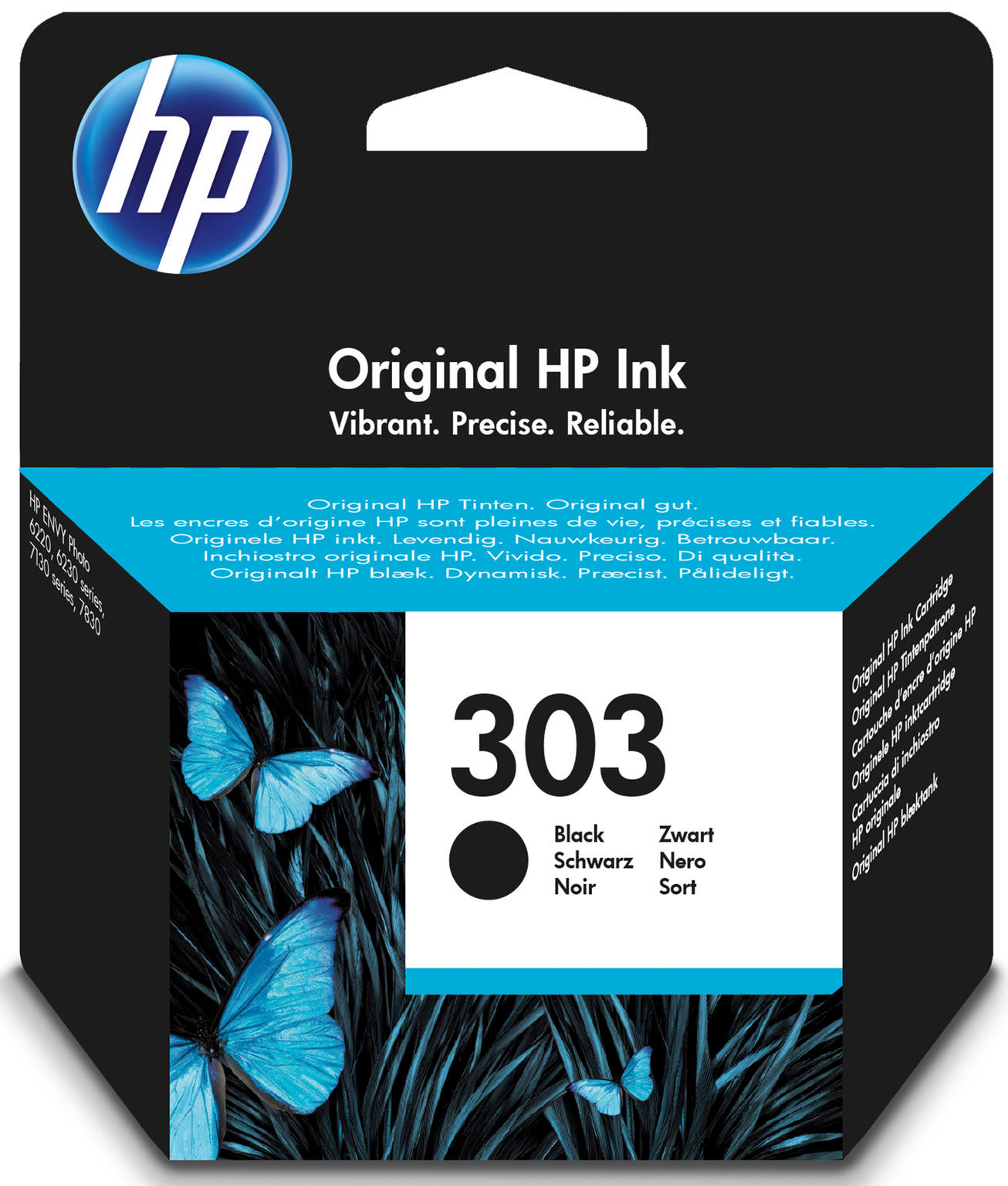 HP 303 Black Original 4ml 200pagina's Zwart inktcartridge