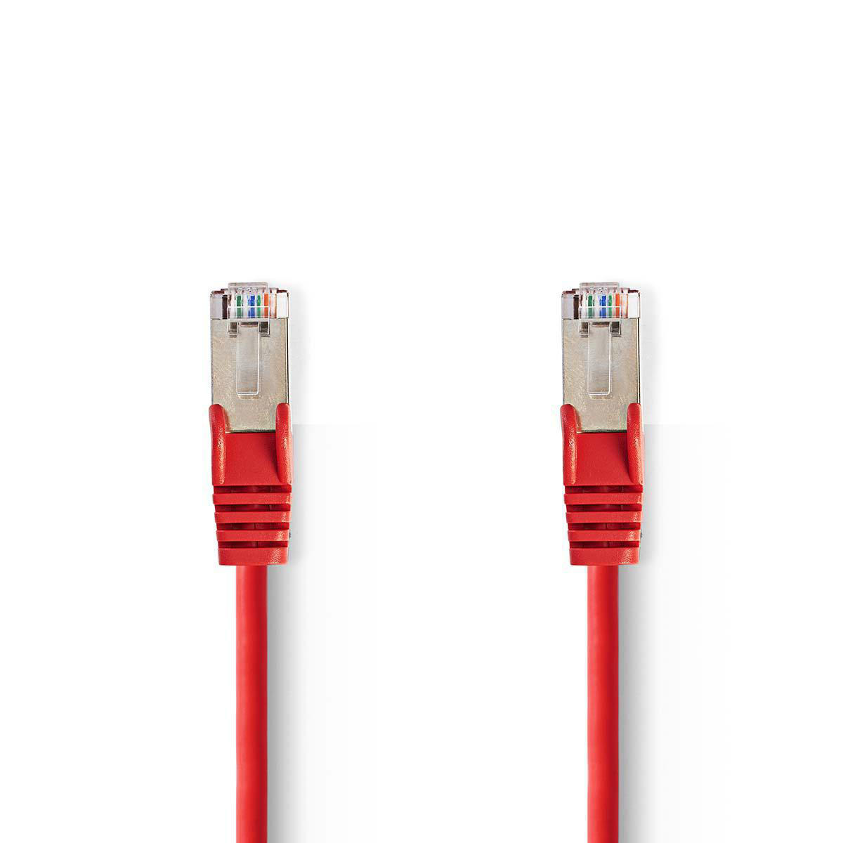 CAT5e SF/UTP kabel rood 1m