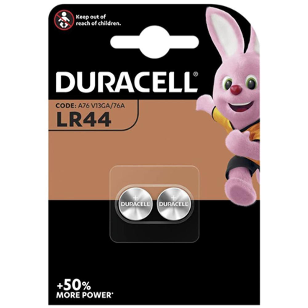 Batterij Duracell knoopcel LR44 alkaline
