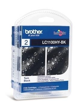 Brother LC-1100HYBK Twin pack