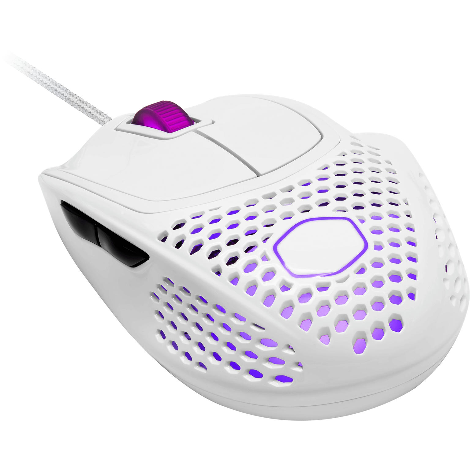 Cooler Master MM720 RGB muis glossy wit