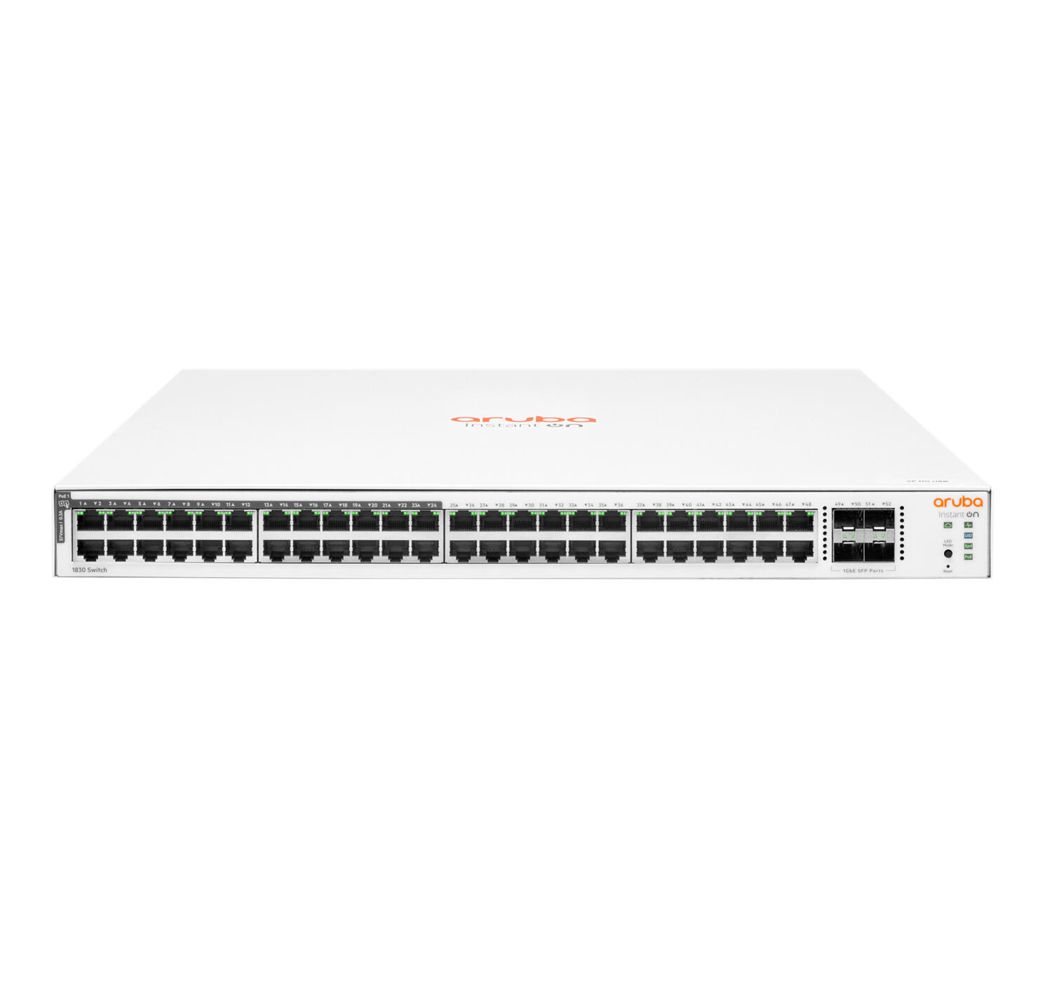 HP Aruba IOn 1830 48G 4SFP 370W switch afbeelding