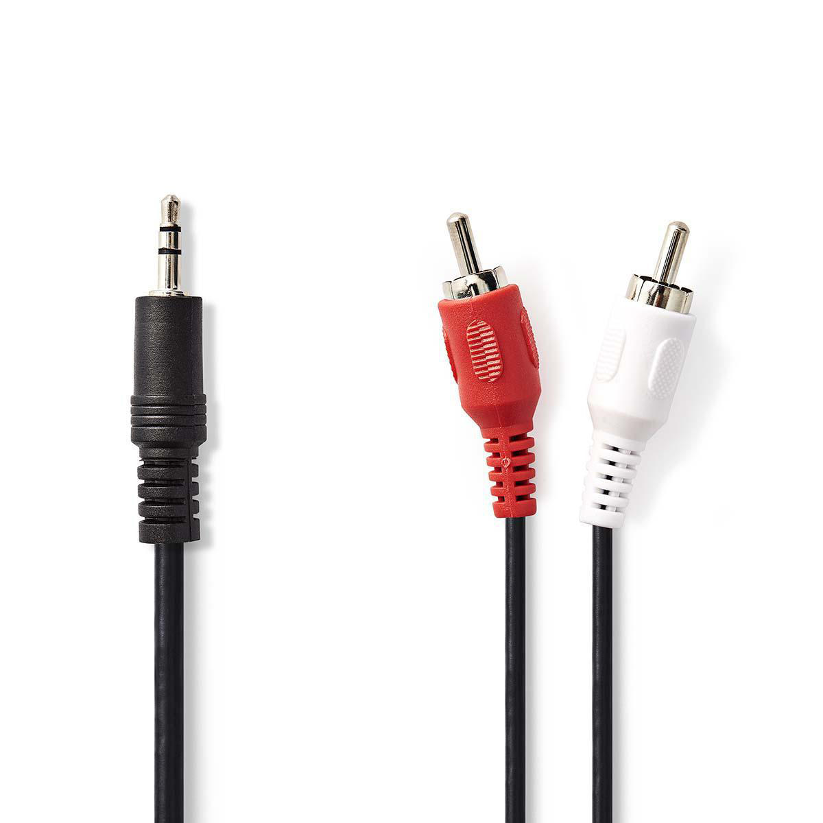 Nedis 3,5mm Jack naar 2x Tulp kabel 10m