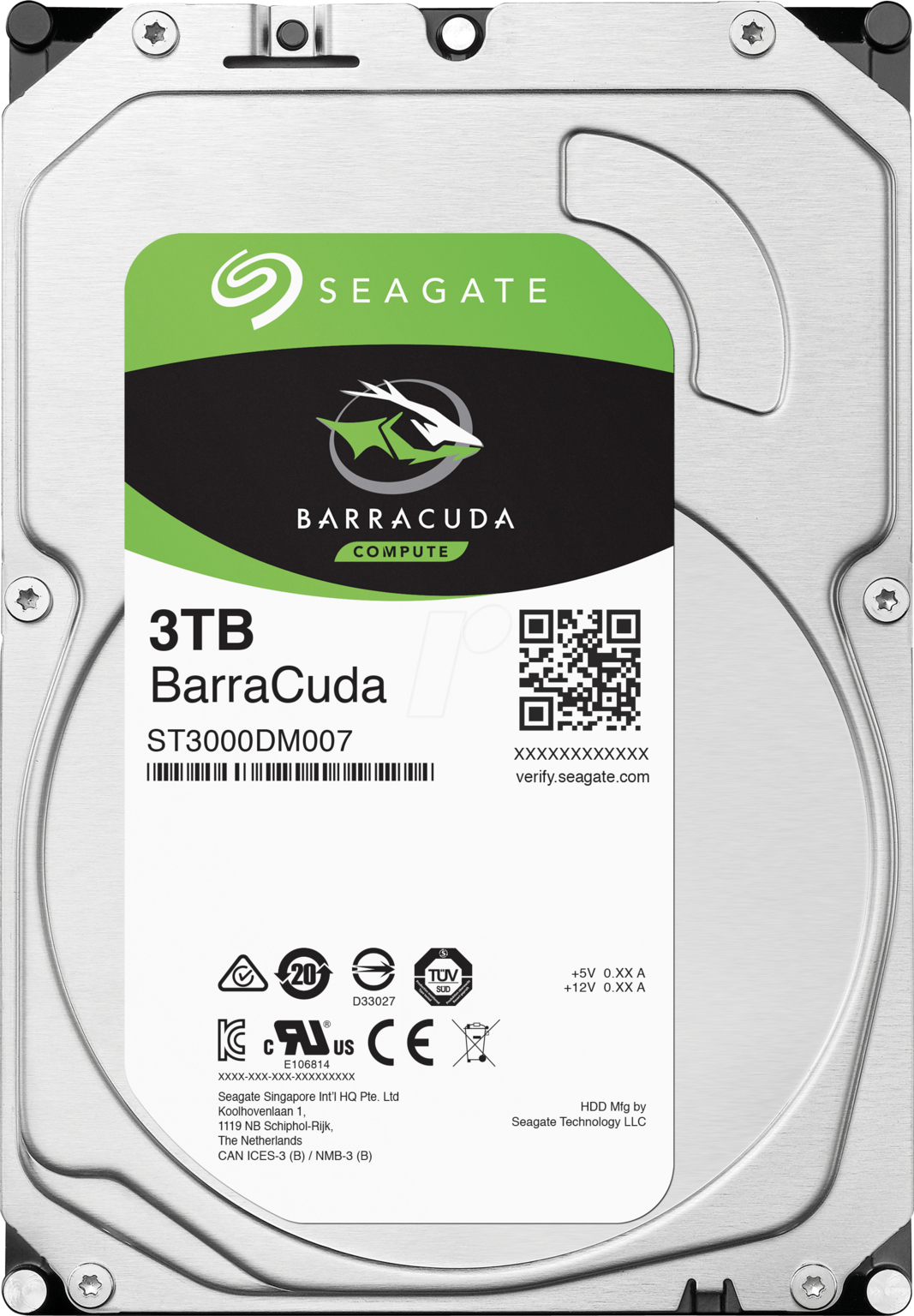 Seagate Refurbished BarraCuda 3TB ST3000DM007