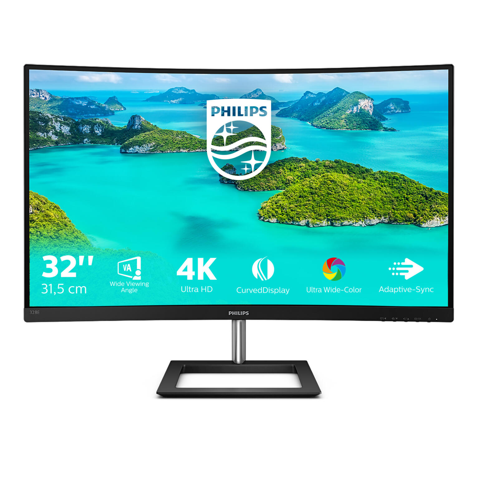 Philips E-line 328E1CA monitor afbeelding