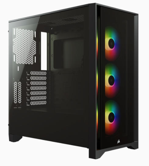 Corsair Case iCUE 4000X RGB Tempered Glass Black