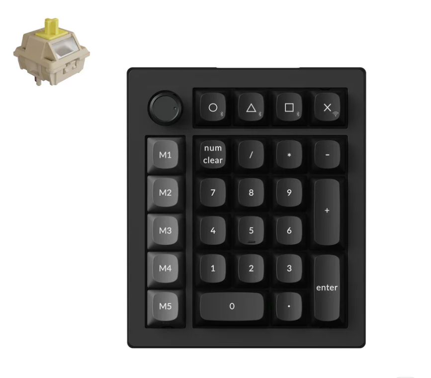 Keychron V0 Ultra 8K keypad banana switch afbeelding
