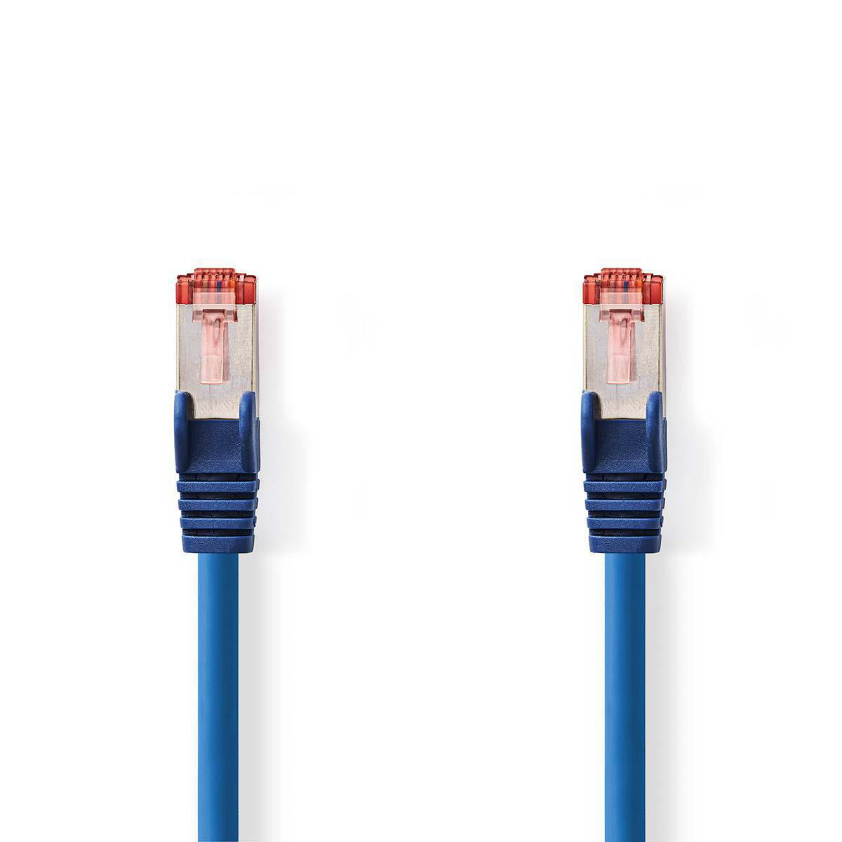 CAT6 S/FTP kabel 10m blauw